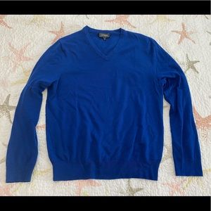 Express Men’s M Merino Wool Sweater Cobalt Blue